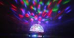 Disco, párty RGB farebná otočnná žiarovka E27